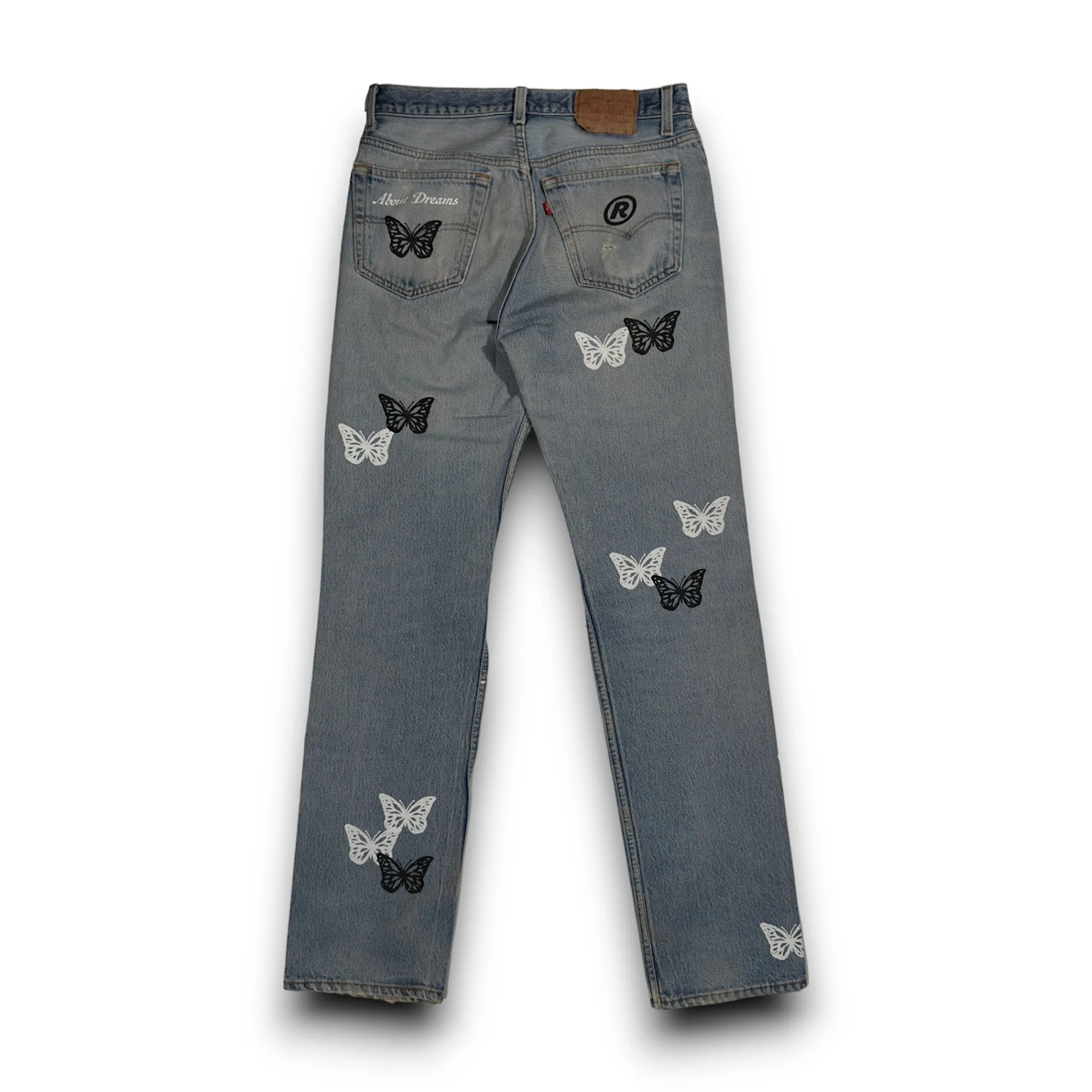 1/1 Distressed Vintage Levi’s Butterfly Jeans