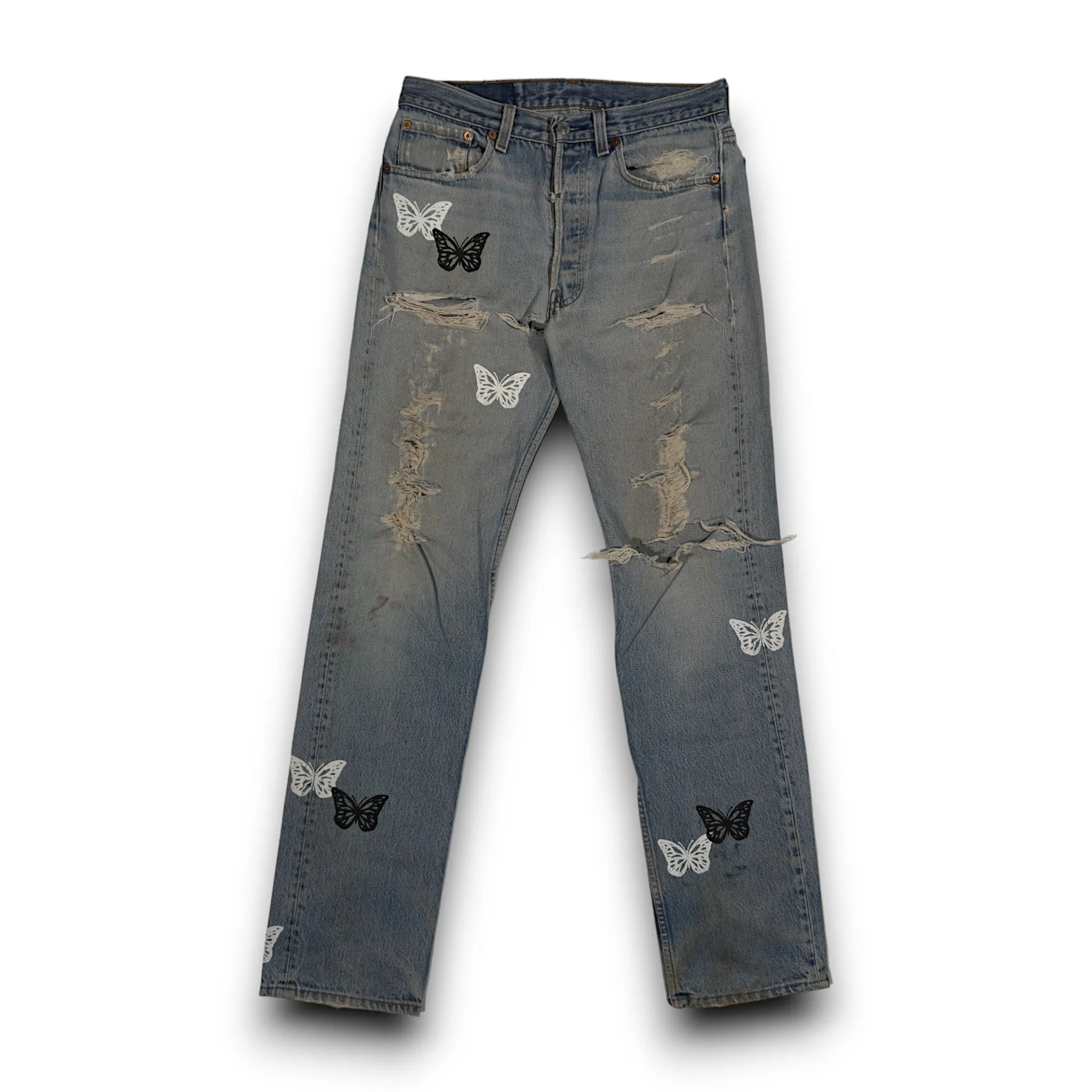 1/1 Distressed Vintage Levi’s Butterfly Jeans