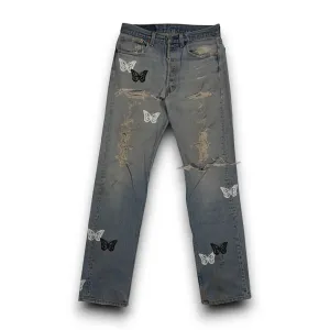 1/1 Distressed Vintage Levi’s Butterfly Jeans