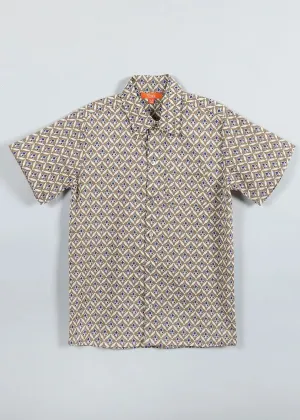 Abhay Brown Cotton Shirt Boy (2-12 Years)