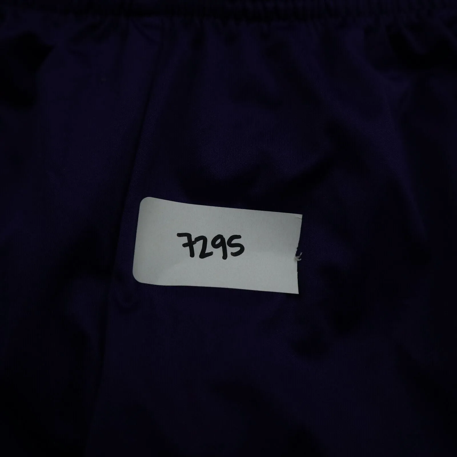 Adidas Swim Shorts Girls Large Purple White 3 Striped Mid Rise Sportswear Shorts
