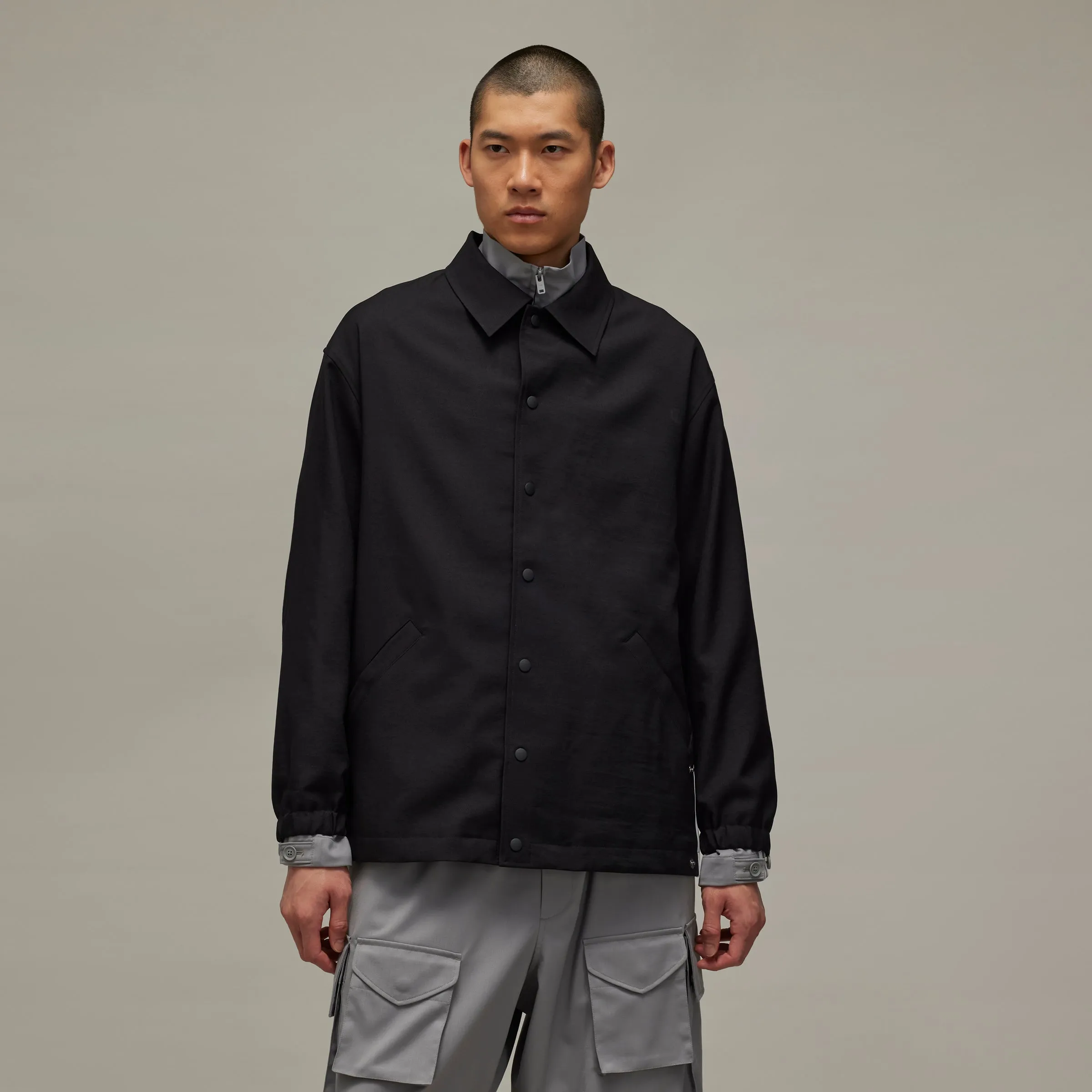ADIDAS Y-3 Sport Uniform 3 Stripes Jacket Black