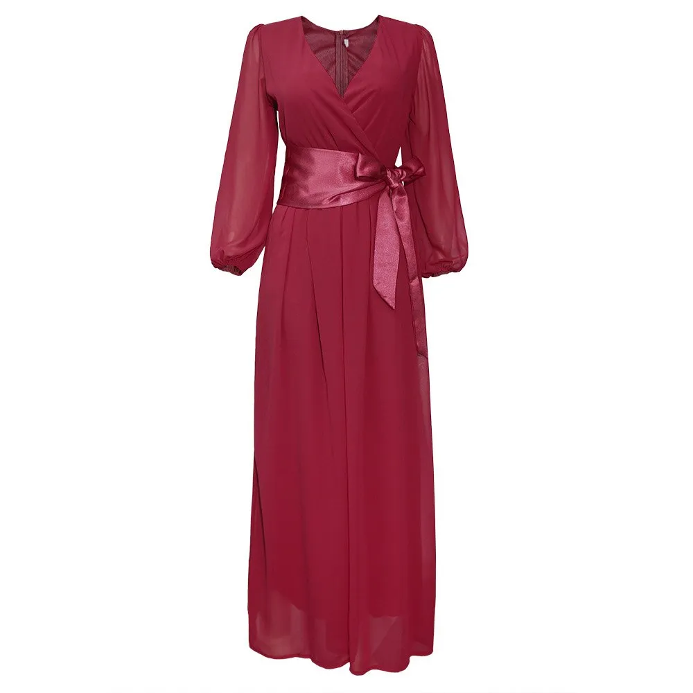 African Simple Design Elegant Dress For Women Evening Dinner Clothes