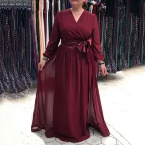 African Simple Design Elegant Dress For Women Evening Dinner Clothes