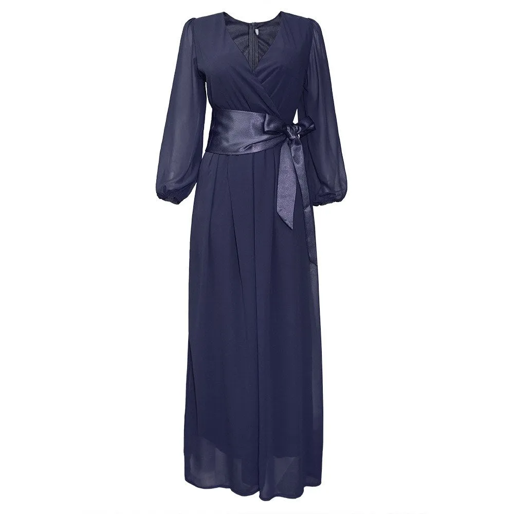 African Simple Design Elegant Dress For Women Evening Dinner Clothes