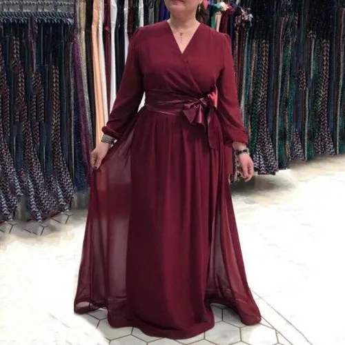 African Simple Design Elegant Dress For Women Evening Dinner Clothes