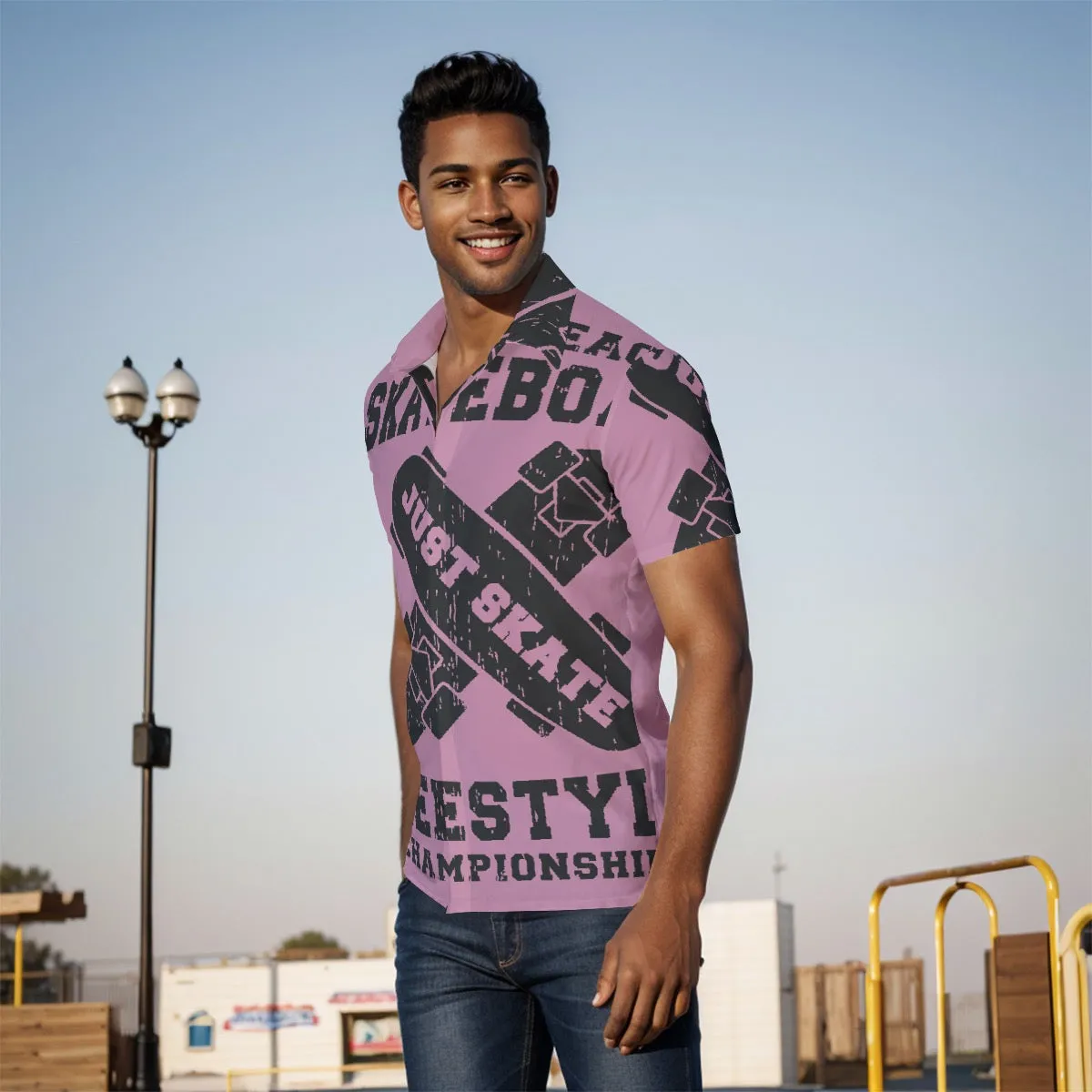 All-Over Print Men's Shirt J 47 skater shirt