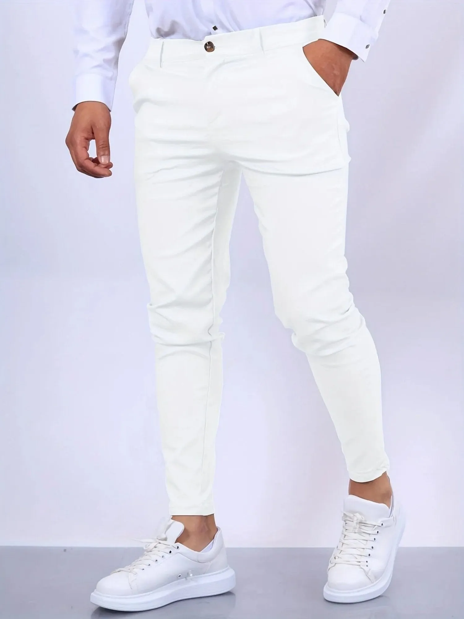 Asher - Chino Pants - Classic - Tailored Fit - Ideal for Autumn
