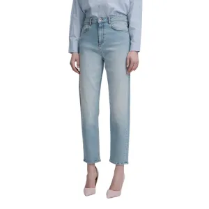 b young pantalone jeans da donna Loetta 20815198 200460 blu chiaro