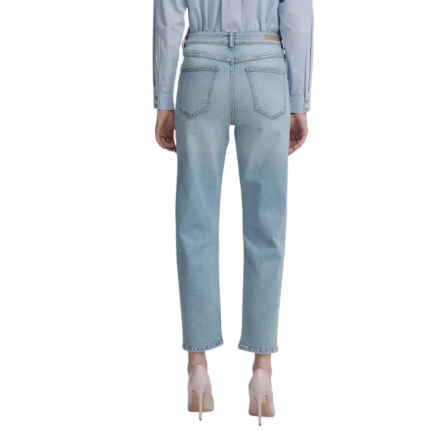 b young pantalone jeans da donna Loetta 20815198 200460 blu chiaro