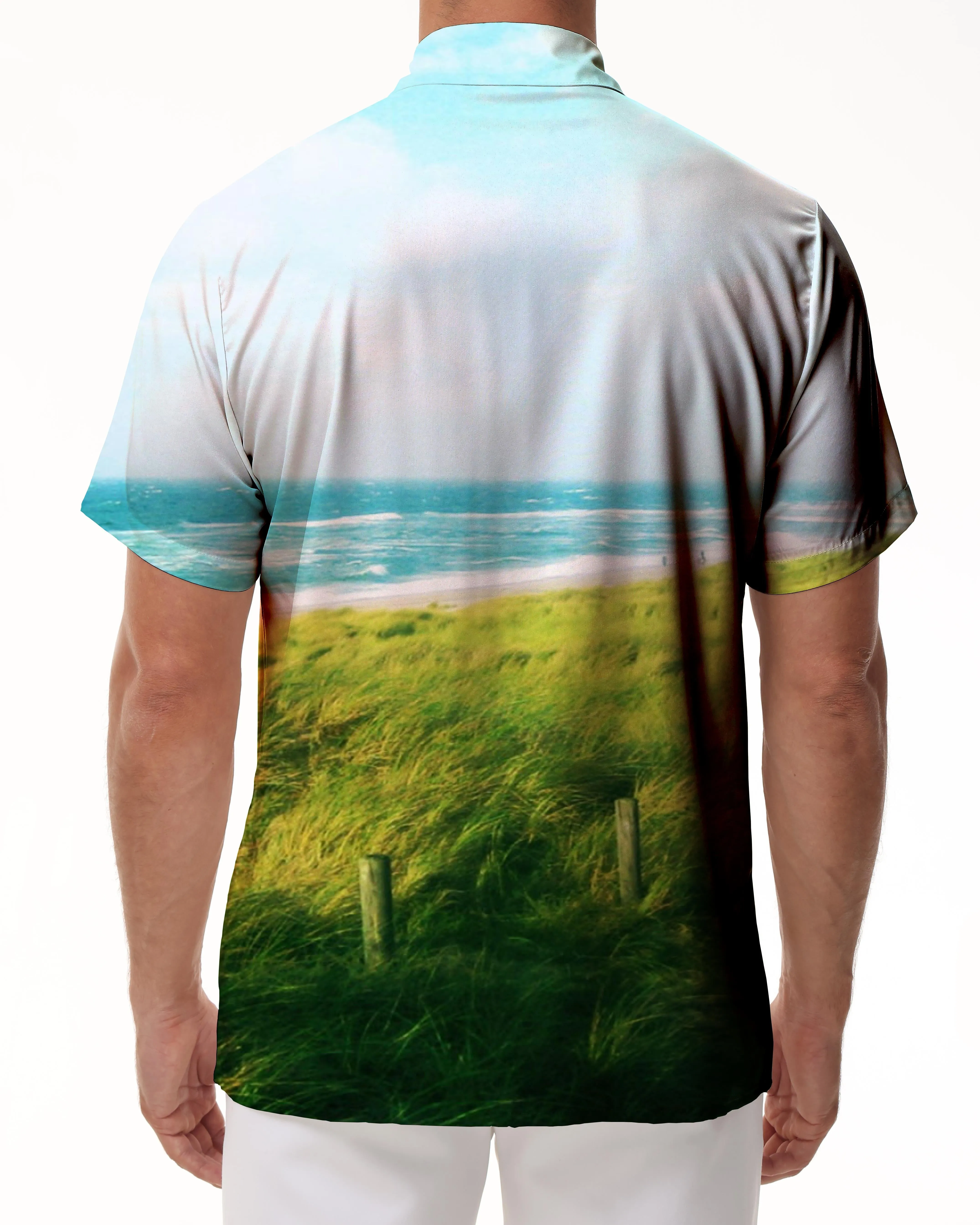 Beach Summer Shirt Men Street Shirt Hawaiian Four Seasons Short Sleeve Lapel Fashion Clothing