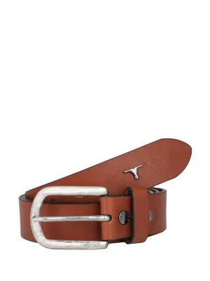 Bulchee Premium Collections Men's Full Grain Italian Leather Belt, Lifetime Leather Warranty | Plain Jeans | Tan | BUL2168B