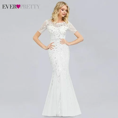 Burgundy Evening Dresses For Women Party Ever Pretty EP07886 Elegant V