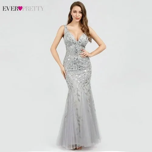 Burgundy Evening Dresses For Women Party Ever Pretty EP07886 Elegant V