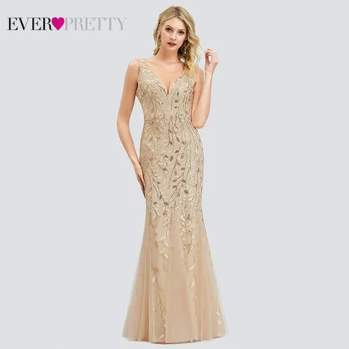 Burgundy Evening Dresses For Women Party Ever Pretty EP07886 Elegant V