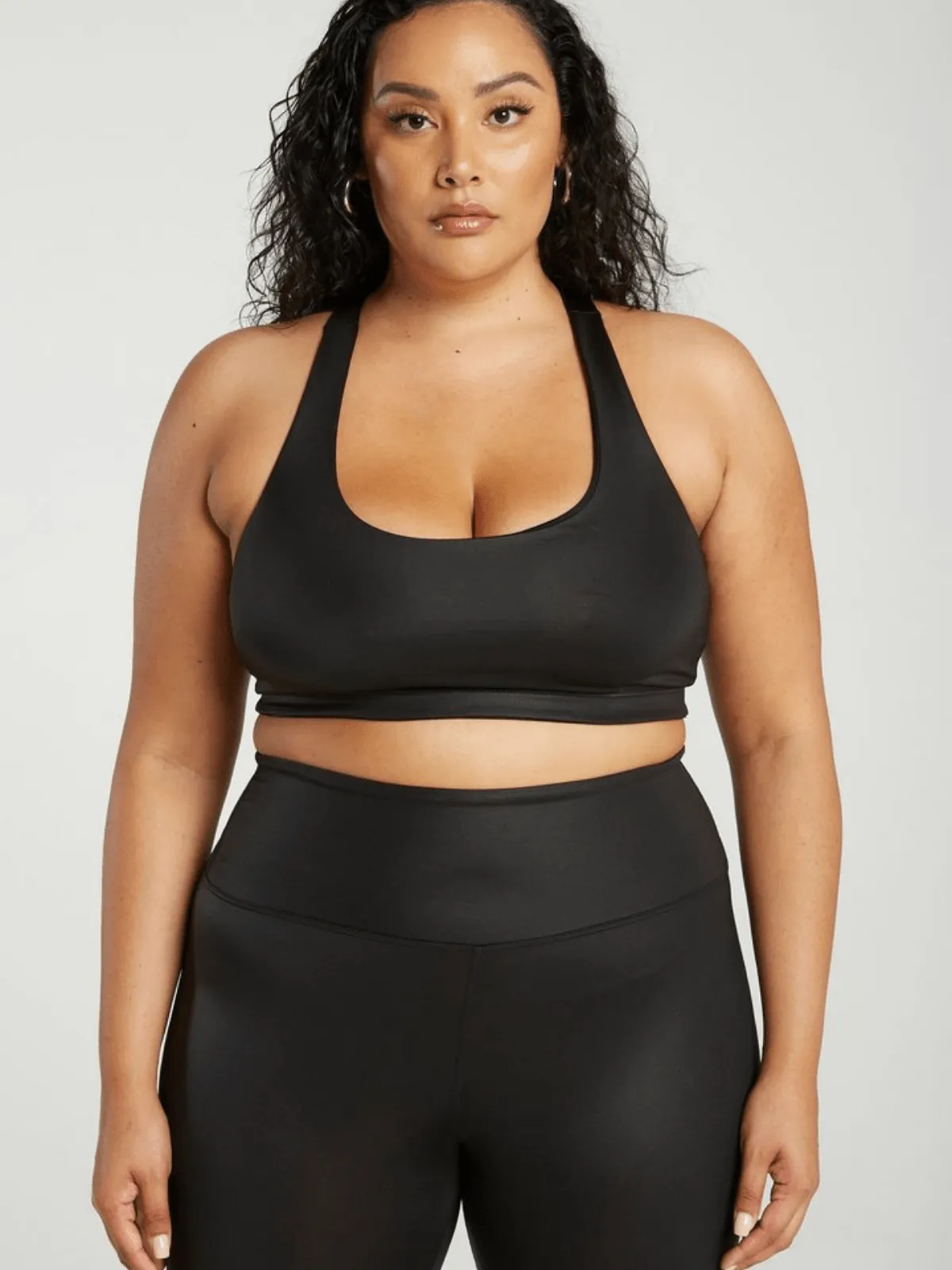 Gloss Cross Back Sports Bra