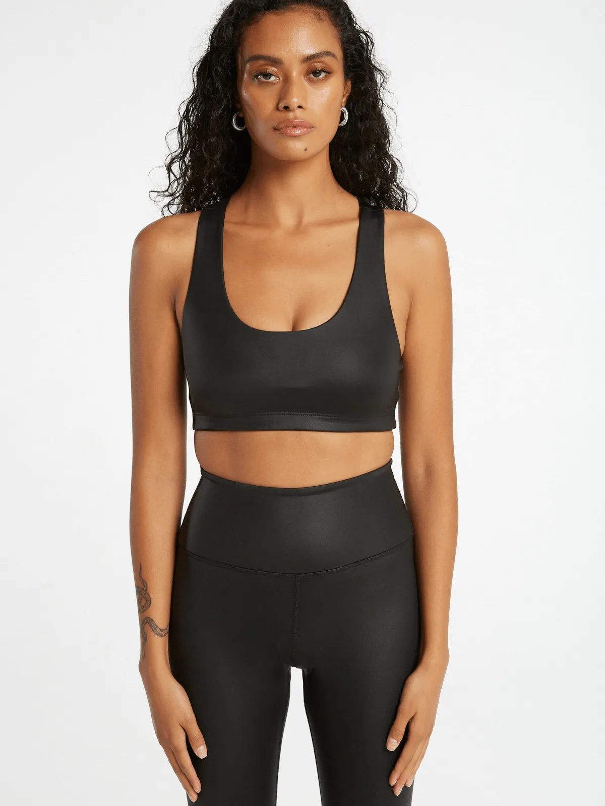 Gloss Cross Back Sports Bra