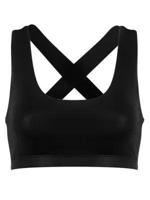 Gloss Cross Back Sports Bra