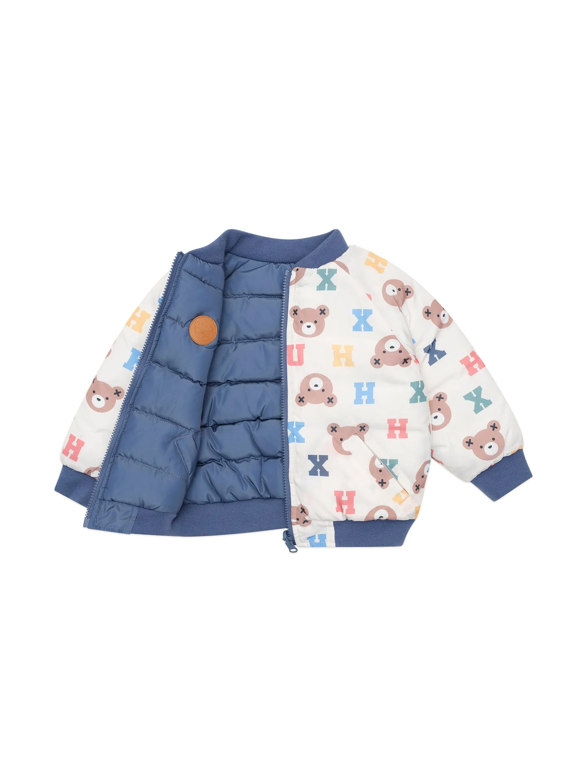 Huxbaby - Hux Alphabet Reversible Bomber - HB4009W25