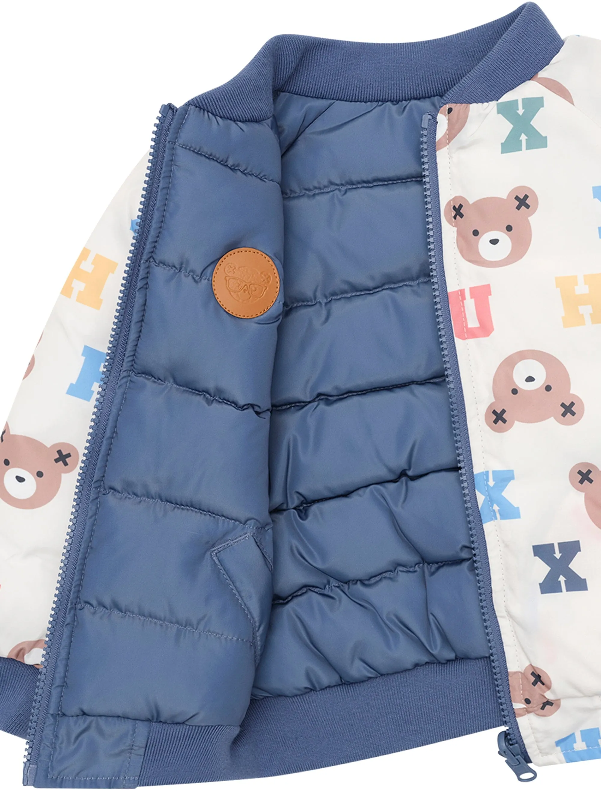 Huxbaby - Hux Alphabet Reversible Bomber - HB4009W25
