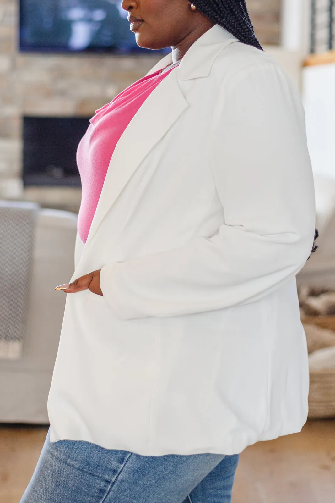 Just So Clean White Blazer