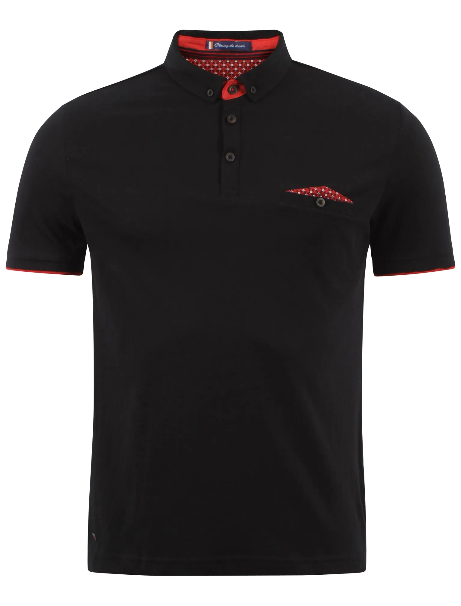Le Shark Albion Black polo shirt