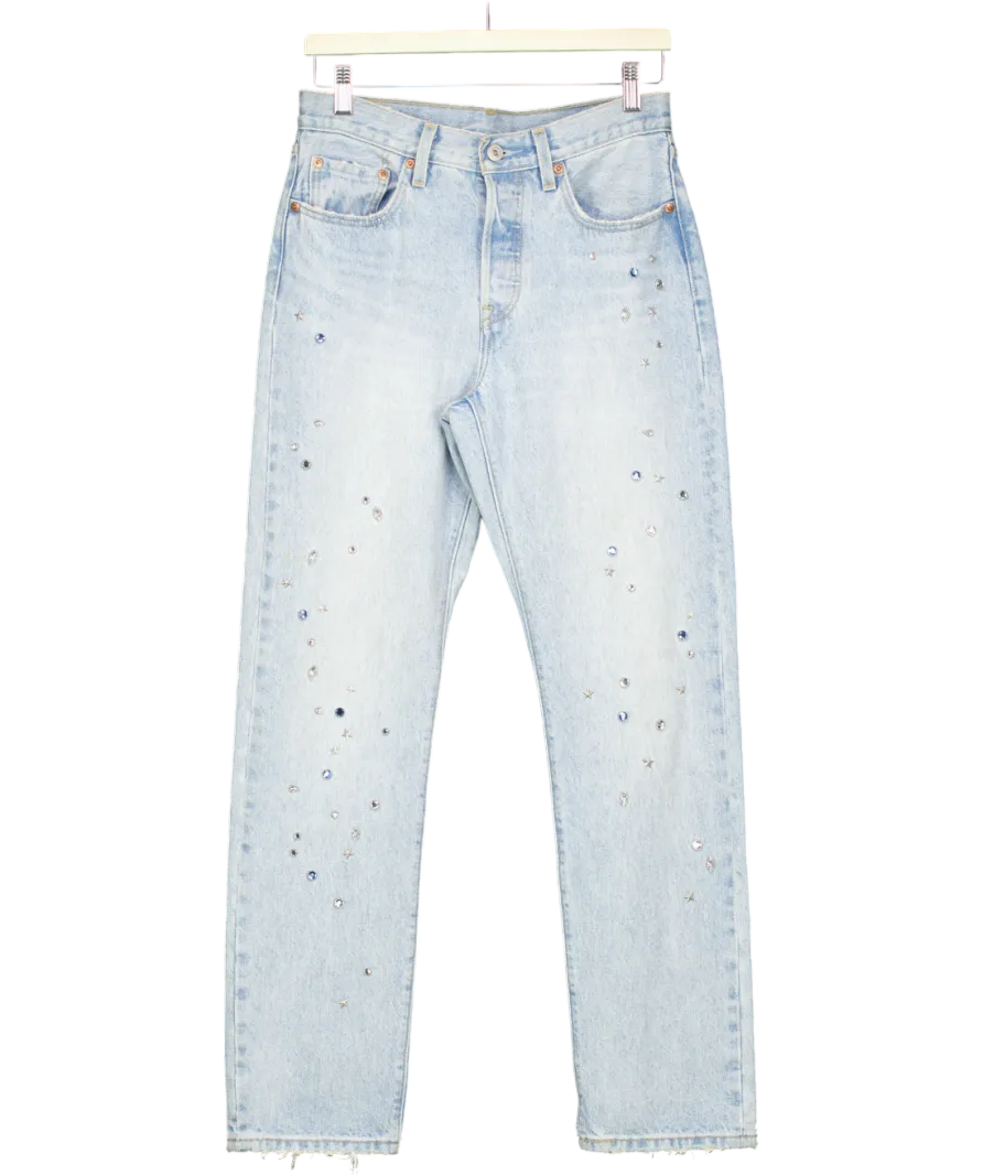 LEVI’S Blue 501 Straight Leg Jean  W26
