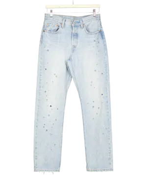 LEVI’S Blue 501 Straight Leg Jean  W26