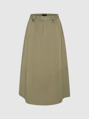 Loose Leisure A-Line Skirts