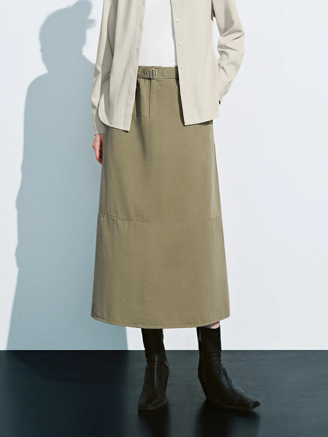 Loose Leisure A-Line Skirts