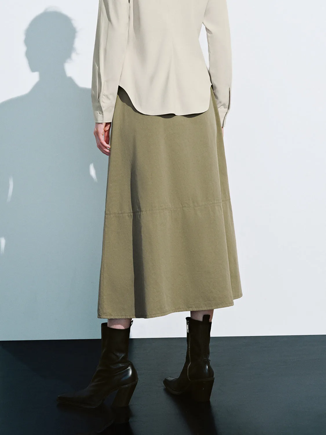 Loose Leisure A-Line Skirts