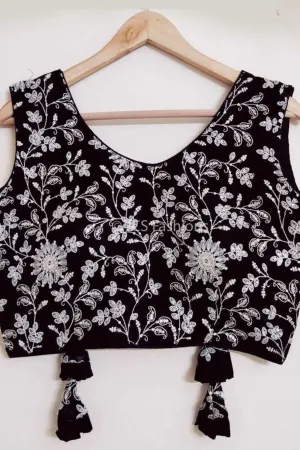 Lucknowi Work Blouses in Pure Georgette fabric |JCSFashions