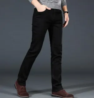 Men's Casual Black Jeans