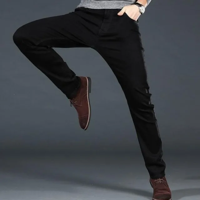 Men's Casual Black Jeans