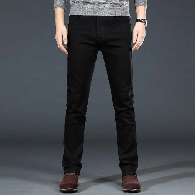 Men's Casual Black Jeans