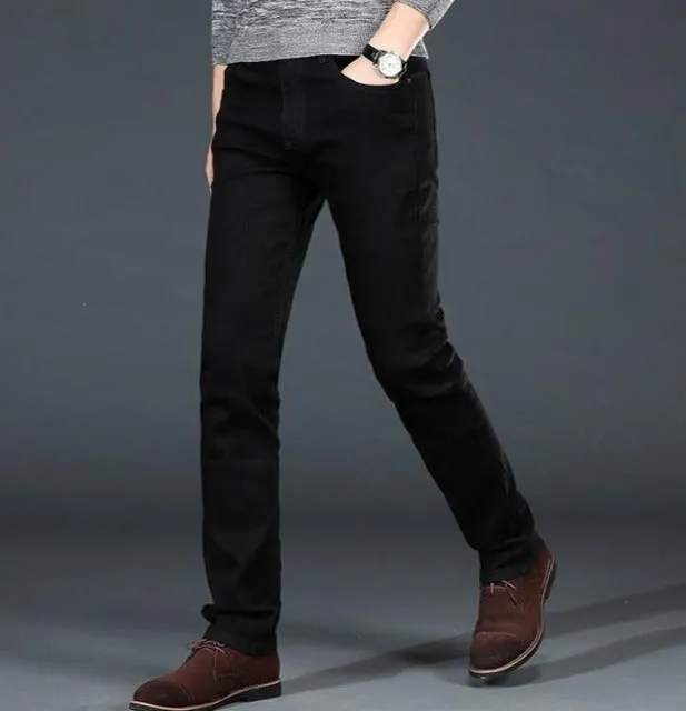 Men's Casual Black Jeans