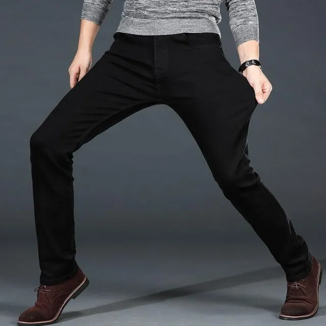 Men's Casual Black Jeans
