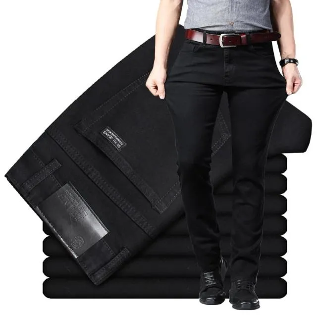 Men's Casual Black Jeans