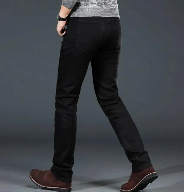 Men's Casual Black Jeans