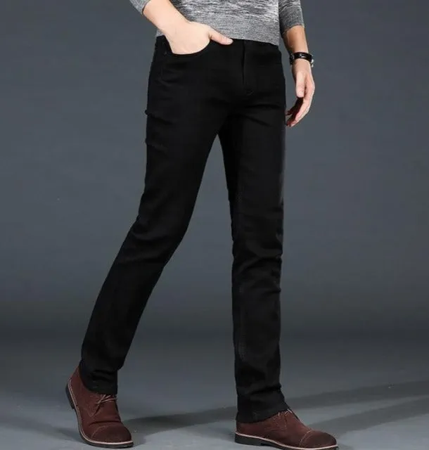 Men's Casual Black Jeans