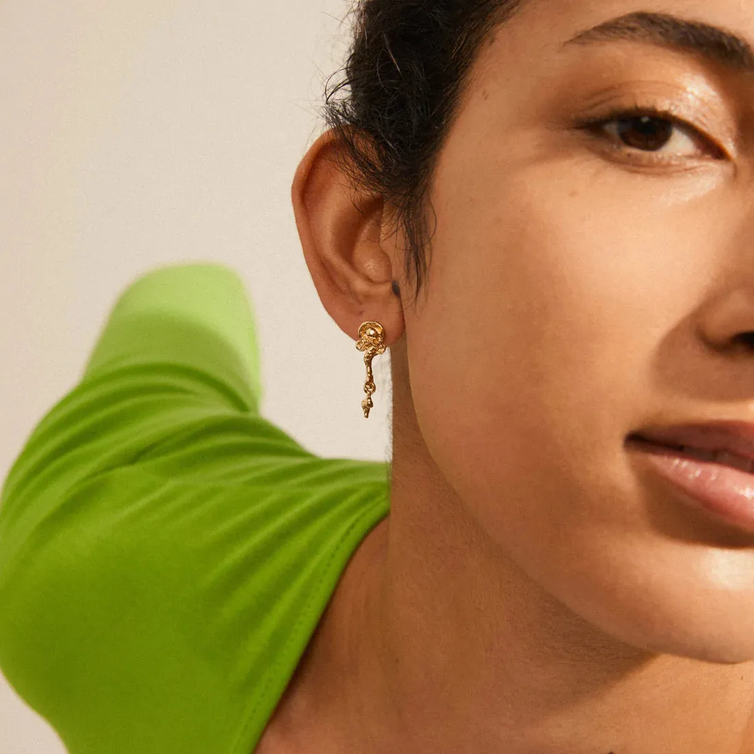 PILGRIM Solidarity Recycled Organic Shaped Earrings