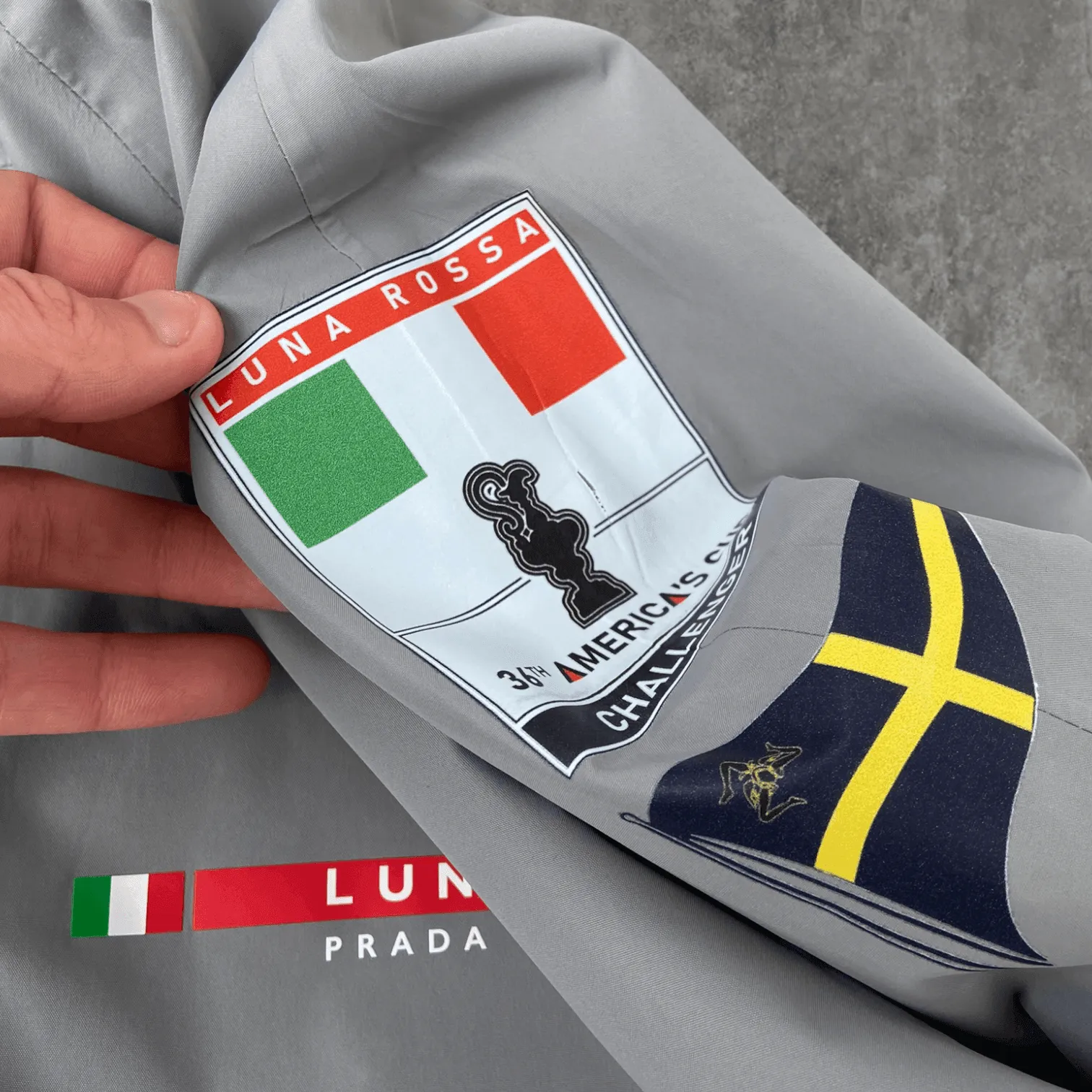 PRADA SPORT LUNA ROSSA '36TH AMERICAS CUP' JACKET - M