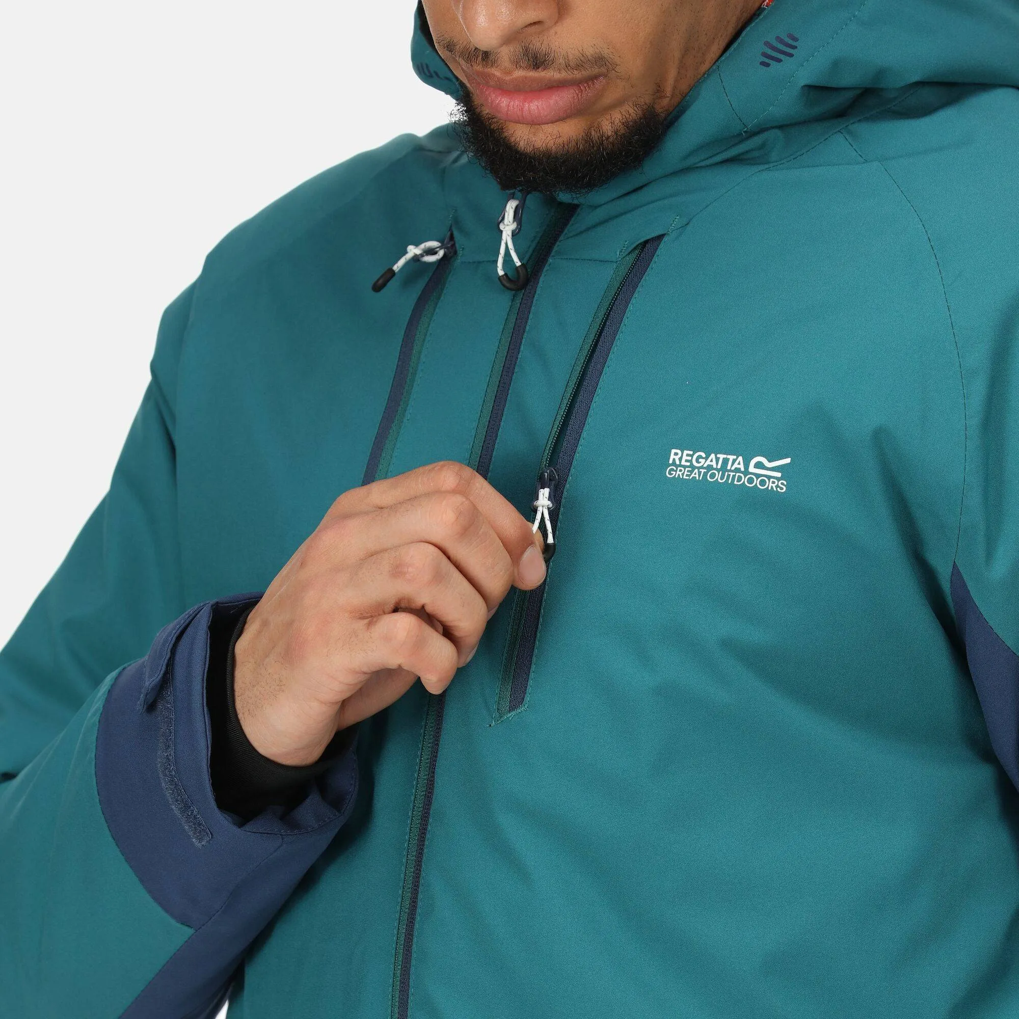 Regatta Mens Highton Padded Jacket -PACIFIC