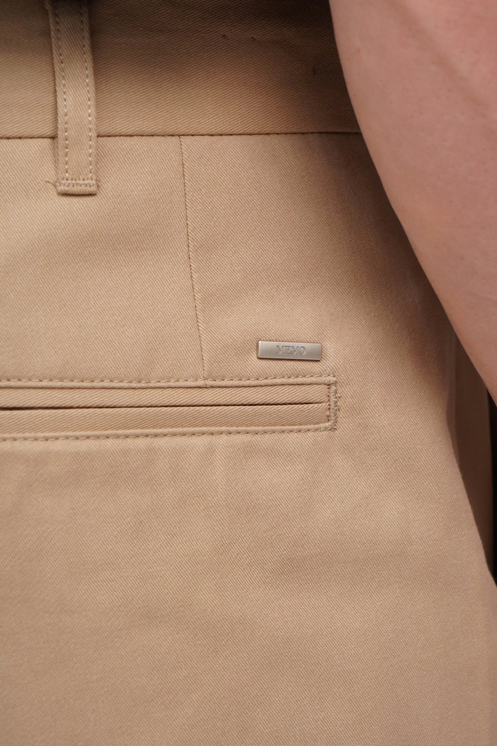 Straight Fit Chinos with Pleats