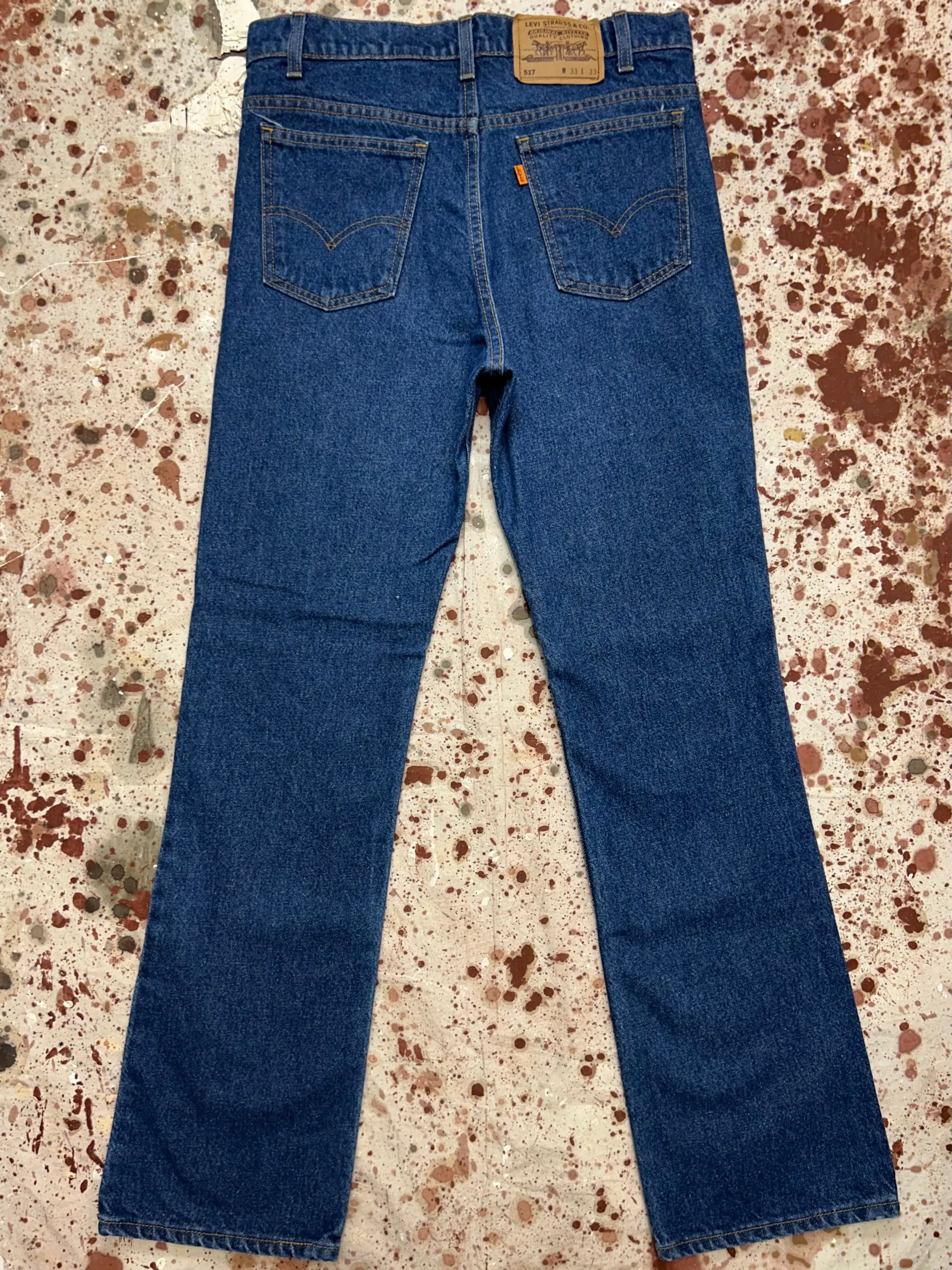 Vintage USA Levi's 517 Dark Wash Denim Jeans (JYJ1124-375)