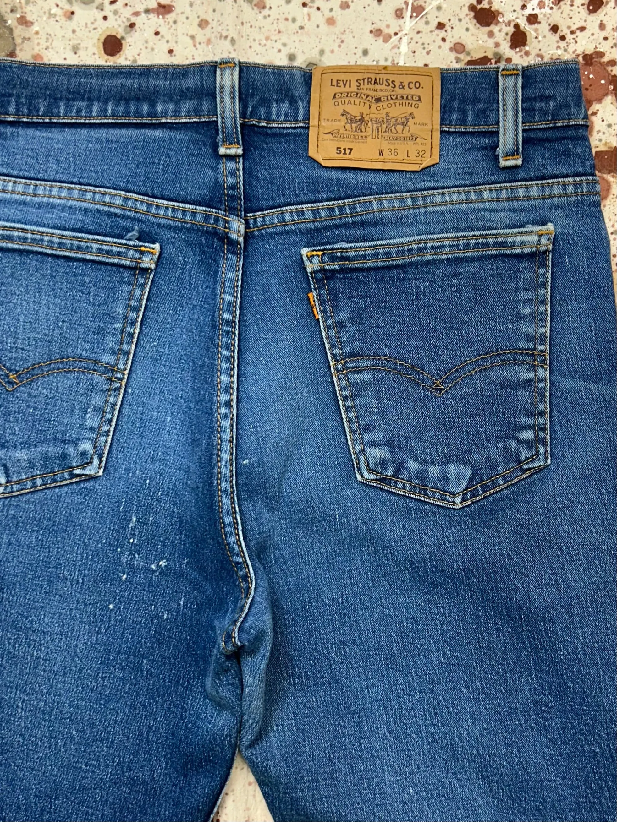 Vintage USA Levi's 517 Super Wash Denim Jeans (JYJ1124-358)