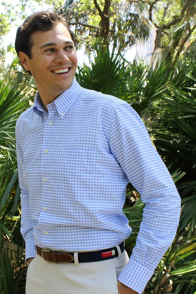 Wellington: Chambray Shirt - Button