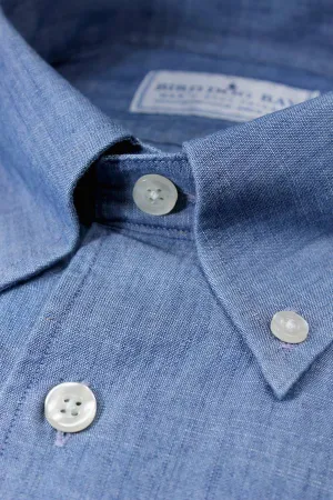 Wellington: Chambray Shirt - Button