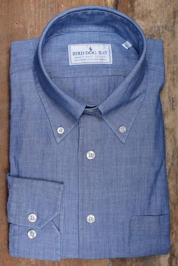 Wellington: Chambray Shirt - Button
