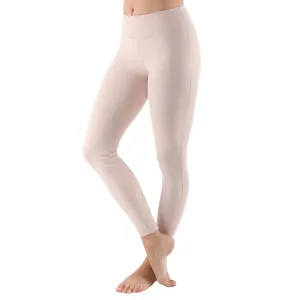 Women's Poly Active Long Yoga Compression Leggings - Peach Pink